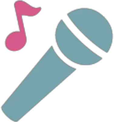 Microphone Microfono Emoji Animoji Singer Circle Png Microfono Png