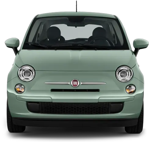 Green Fiat Front View Png Image Images Download Fiat 500 Front Vector Green Car Png