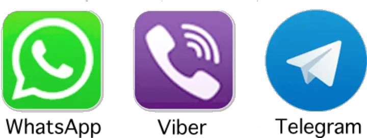 38 095 Phone And Whatsapp Logo Png Viber Logo Png