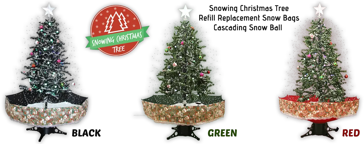 Snowing Christmas Tree Christmas Ornament Png Snowing Png
