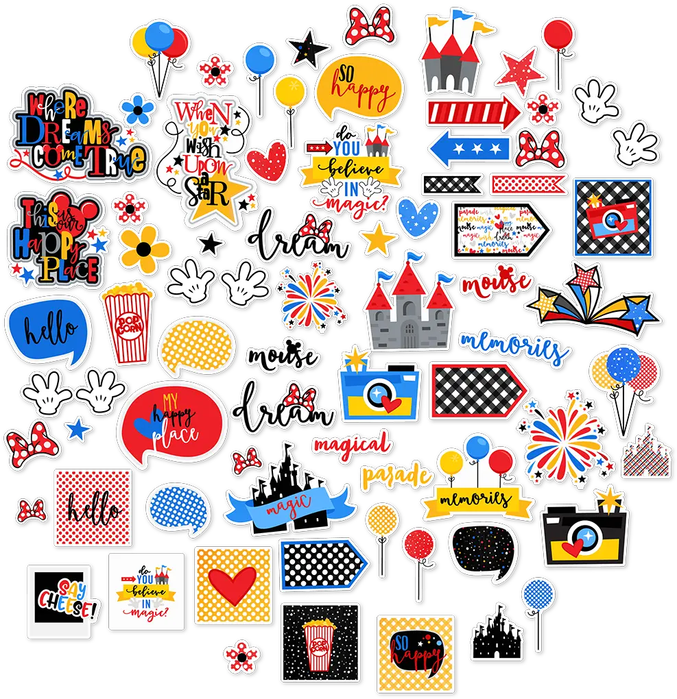 Best Day Ever For Disney Die Cuts Best Day Ever Stickers Png Die Png
