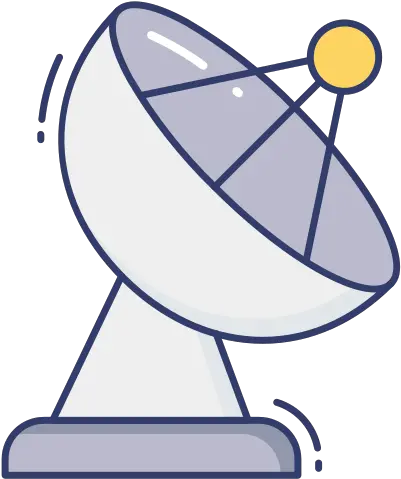 Satellite Dish Free Communications Icons Satellite Colour Png Dish Antenna Icon