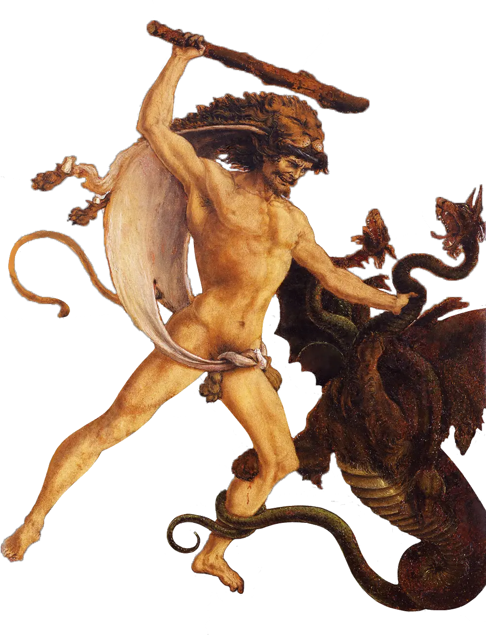 Fileantonio Del Pollaiolo Hercules And The Hydra No Hercules And The Hydra 1475 By Antonio Pollaiolo Png Hercules Png