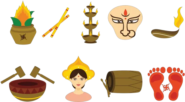 Navratri Vector Icons 130738 Art Clipart Navratri Vector Png Happy Dance Icon