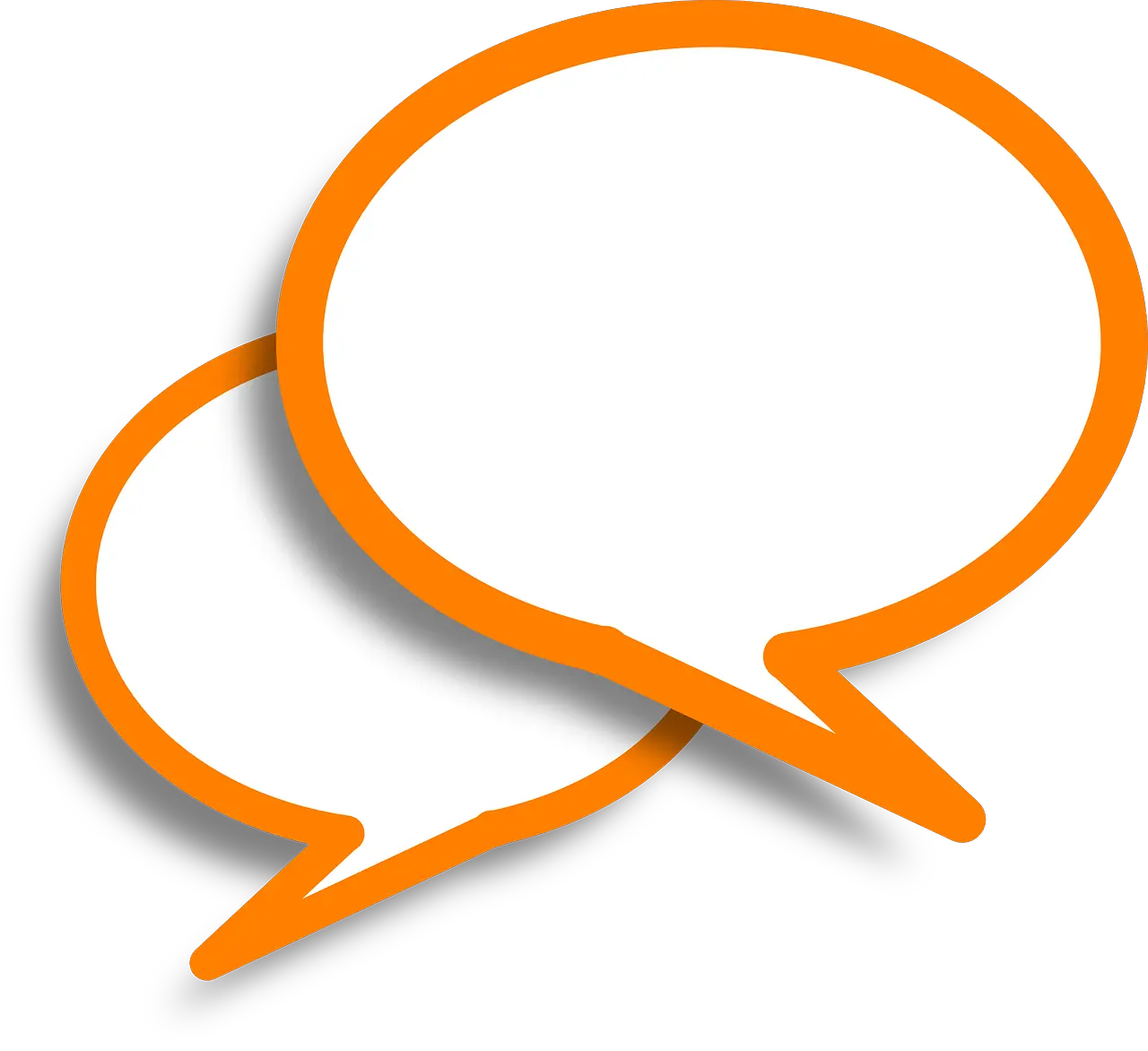 Speech Bubbles Comments Orange Free Vector Graphic On Pixabay Boost Morale In The Office Png Conversation Bubble Png