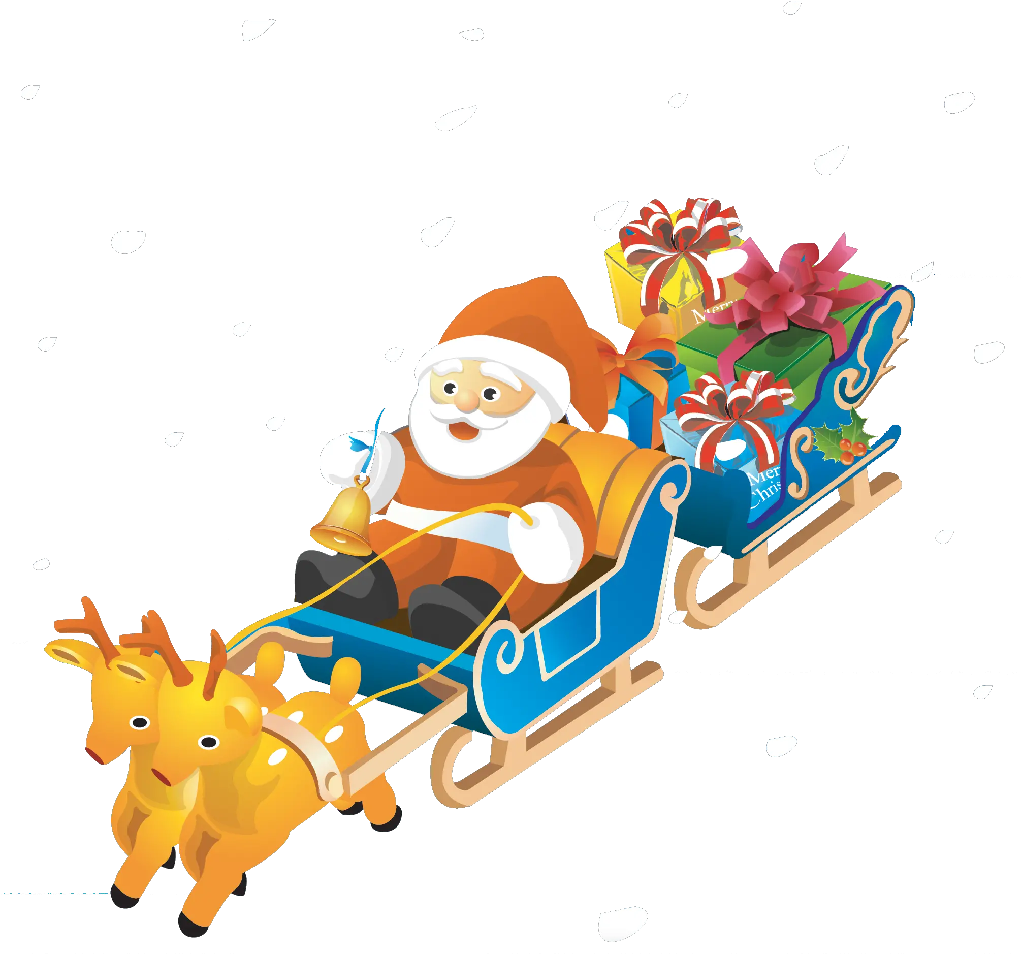 Santa Sleigh Png