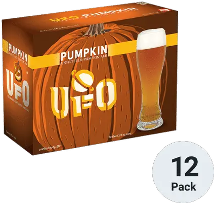 Ufo Pumpkin Ale Beer Glassware Png Ufo Transparent