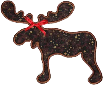 Moose Outline Animal Figure Png Santa Hat Transparent Gif