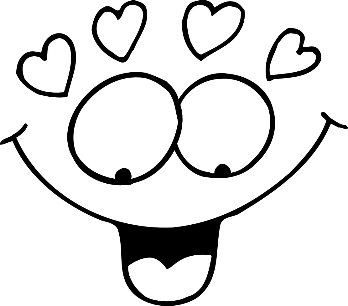 Googly Eyes Valentine 2 Art Sheet Page Heart Eyes Black And White Png Googly Eyes Transparent Background