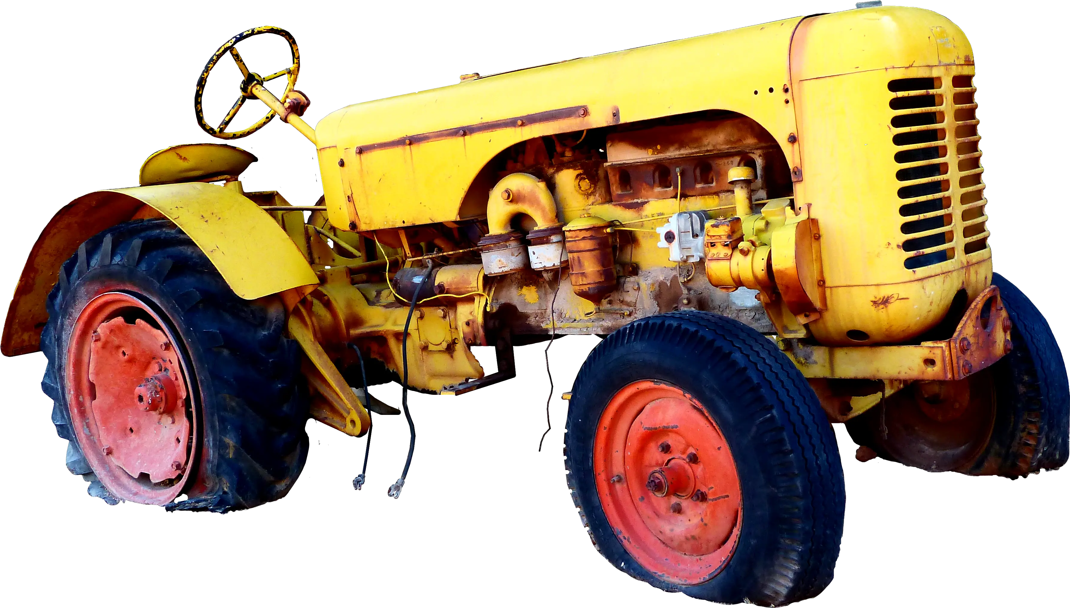 Png Images Agriculture Farm Farming Rusty Tractor Png Tractor Png