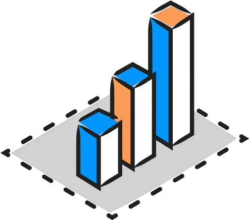 Digital Marketing Solutions U2014 Level Up Statistical Graphics Png 3d Bar Chart Icon