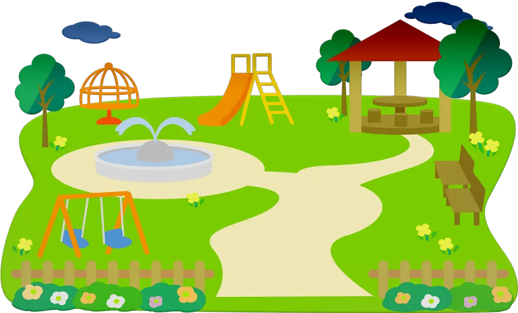 Park Play Slide Children Playground Png Playground Png