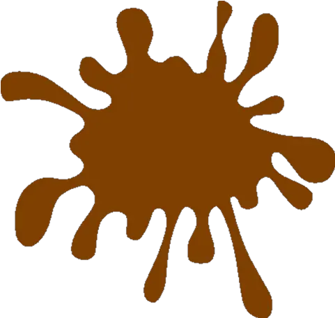 Splat Mud Clipart Clipart Brown Paint Splash Png Dirt Transparent Background