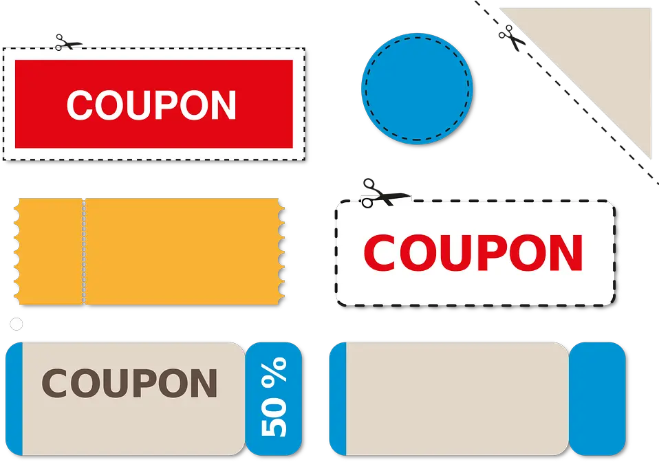 Scissors Cut Out Coupon Png Coupon Png