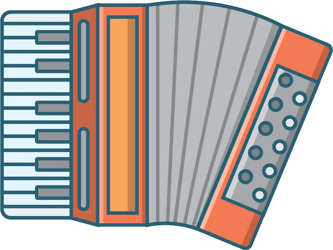 Free Music Instrument Line Icon Accordion 1206594 Png With Accordionist Linea Icon