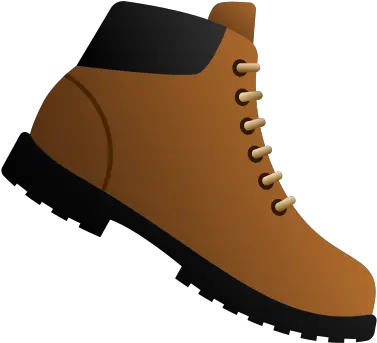 Hiking Boot Icona In Emoji Stile Lace Up Png Hiking Boot Icon