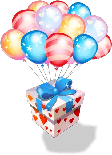 3d High Cute Birthday Balloons Clipart Png Ballon Png