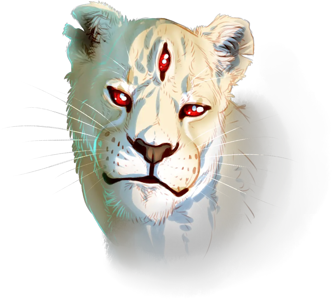 Lion With A Third Eye Png Image Illustration Third Eye Png