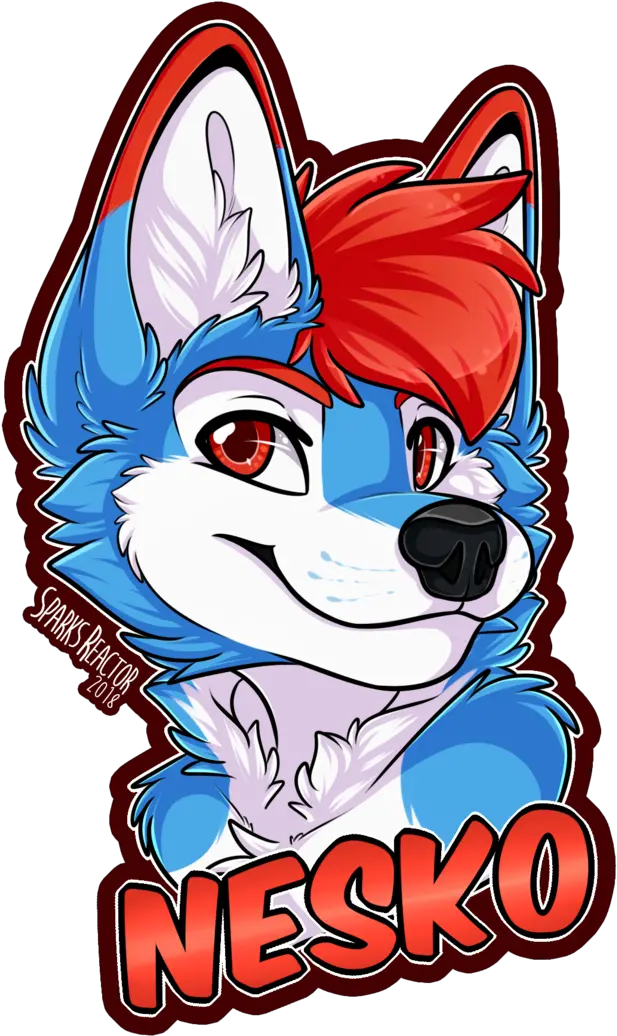 Download Nesko By Sparksfur Furry Wolf Art Dog Furry Wolf Png Fur Png