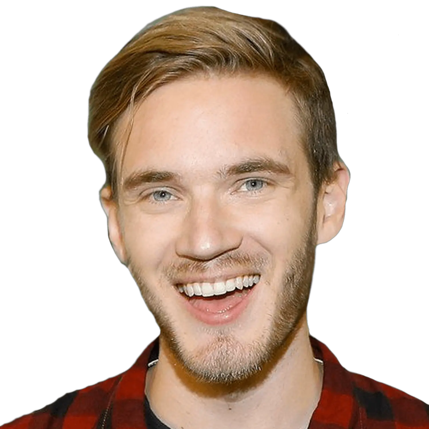 Download Pewdiepie Red Shirt Png Image For Free Pewdiepie Png Eyebrow Png