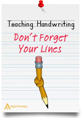 Teaching Handwriting Donu0027t Forget Your Lines Screenshot Png Lined Paper Png