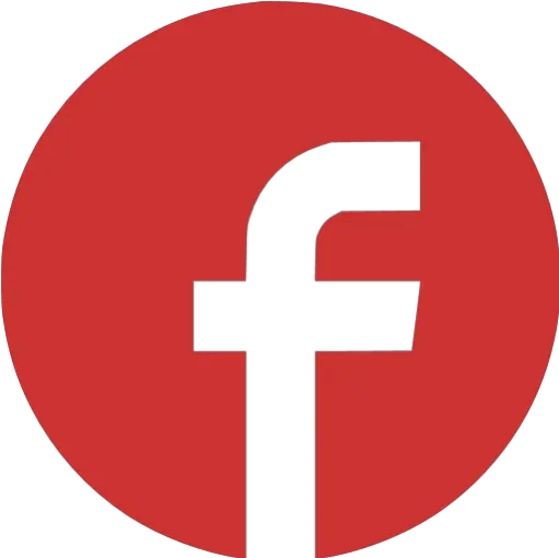Transparent Red Facebook Logo Png Facebook Icon Circle Red Facebook Png Transparent