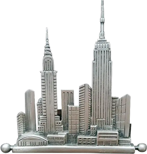 New York City Nyc Skyline Brooch Commercial Png Nyc Skyline Png