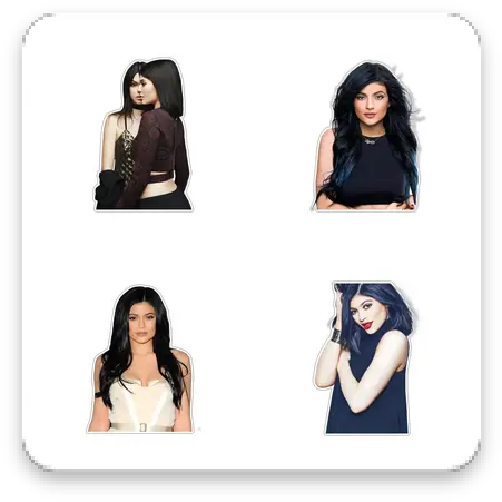 Kylie Jenner Stickers For Whatsapp Girl Png Kylie Cosmetics Logo