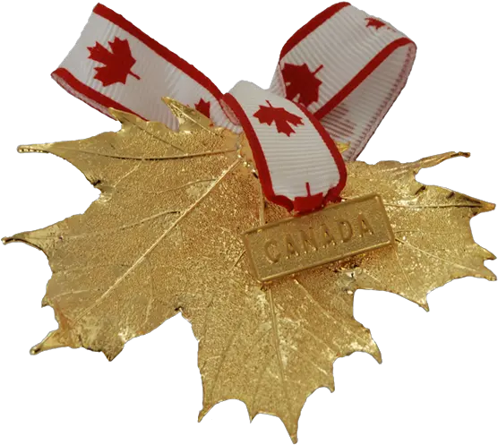 Canada Gold Maple Leaf Ornament Canada Gold Png Canada Leaf Png