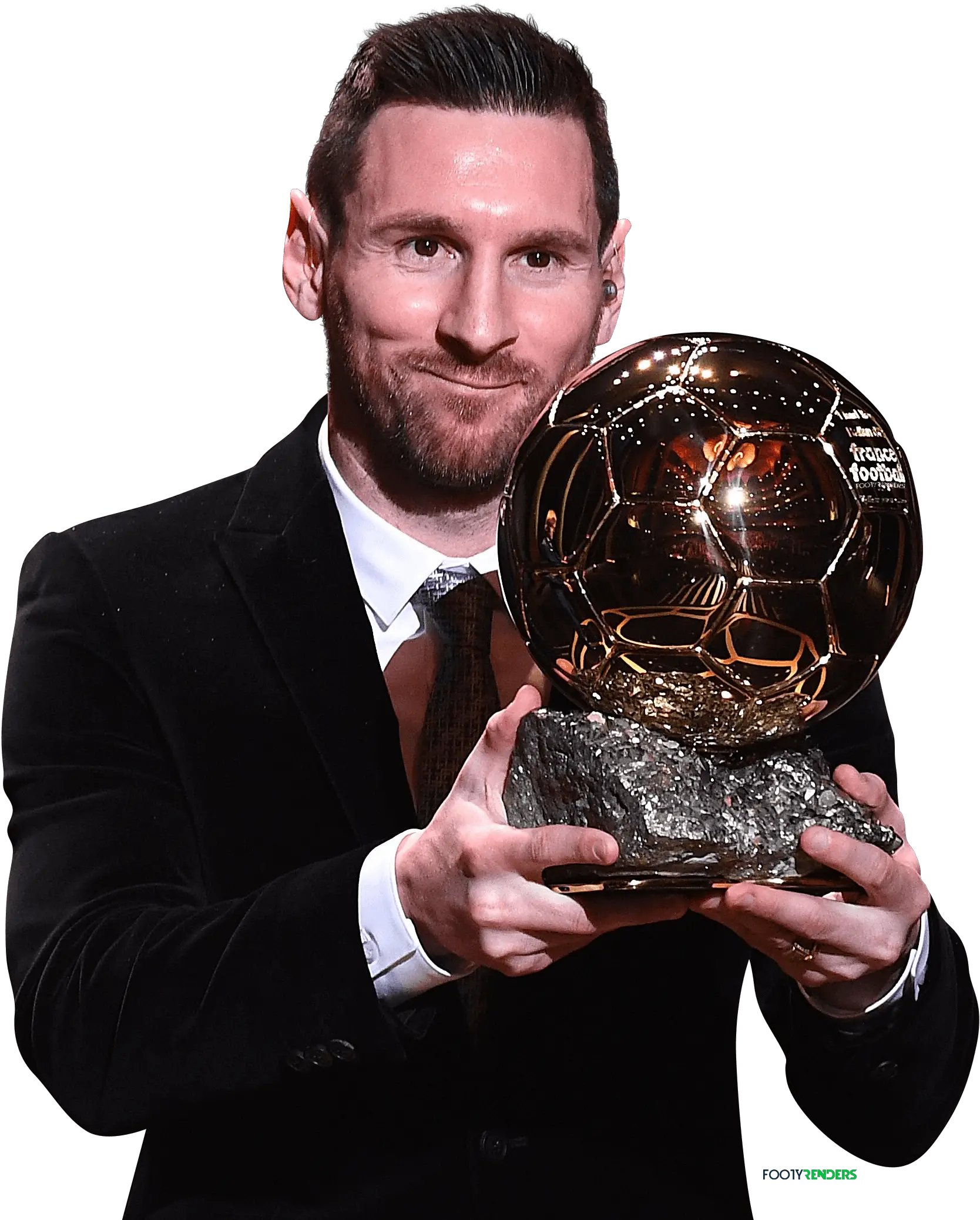 Lionel Messi Ballon Du0027or 2019 Football Render 62491 Leo Messi Ballon D Or 2019 Png Ballon Png