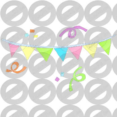 Party Banner Stencil For Classroom Dot Png Party Banner Png