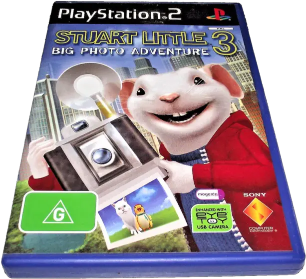 Stuart Little 3 Big Photo Adventure Ps2 Pal Complete Stuart Little Big Photo Adventure Ps2 Download Png Ps2 Png