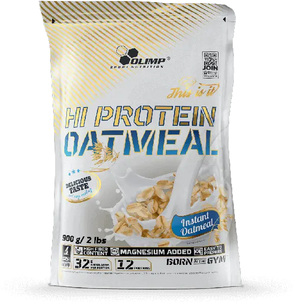 Download Hi Protein Oatmeal Hiprotein Hd Png Download Olimp Oatmeal Png