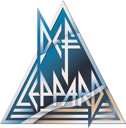 D2 Def Leppard Bandlogojukebox Def Leppard Hello America Png Triangle Logos