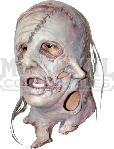 Download Leatherface Mask Sewn Man Mask Halloween Full Png Leatherface Png