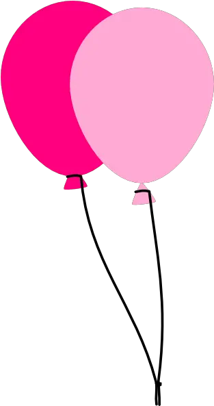 Two Balloons Png Transparent Balloonspng Images Pluspng Pink Balloon Cartoon Png Ballon Png