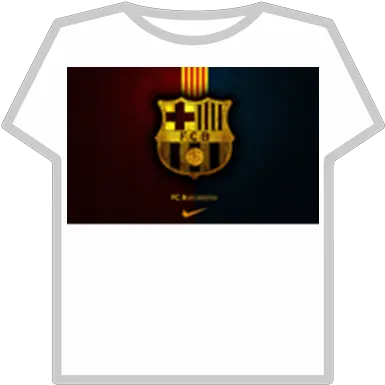 Barcelona T Shirt Roblox Ropa Png Fcb Logo