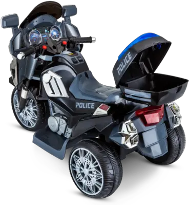 Kid Trax Police Motorcycle Ride Motorcycle Png Police Lights Png