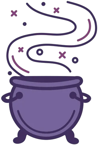 Cauldron Graphics To Download Dibujos De Un Caldero Mágico Png Cauldron Icon