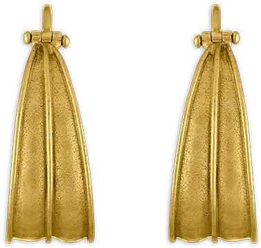 Hinged Laurel Hoop Earrings Traditional Png Hoop Earrings Png