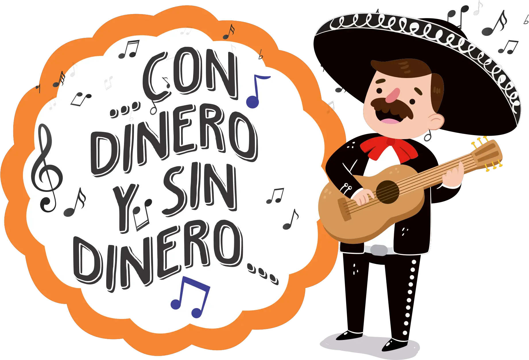 Mariachi Png Image With No Background Dinero Y Sin Dinero Mariachi Png