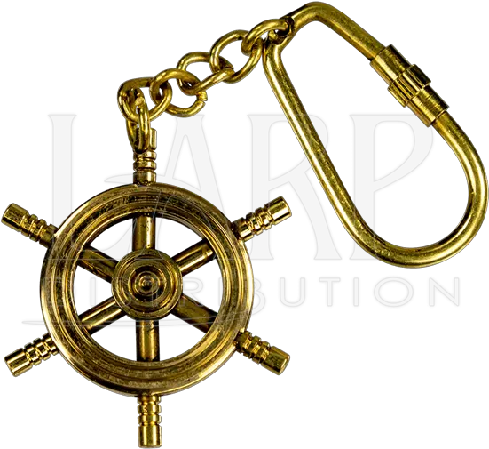 Brass Ship Wheel Keychain Brass Png Ship Wheel Png