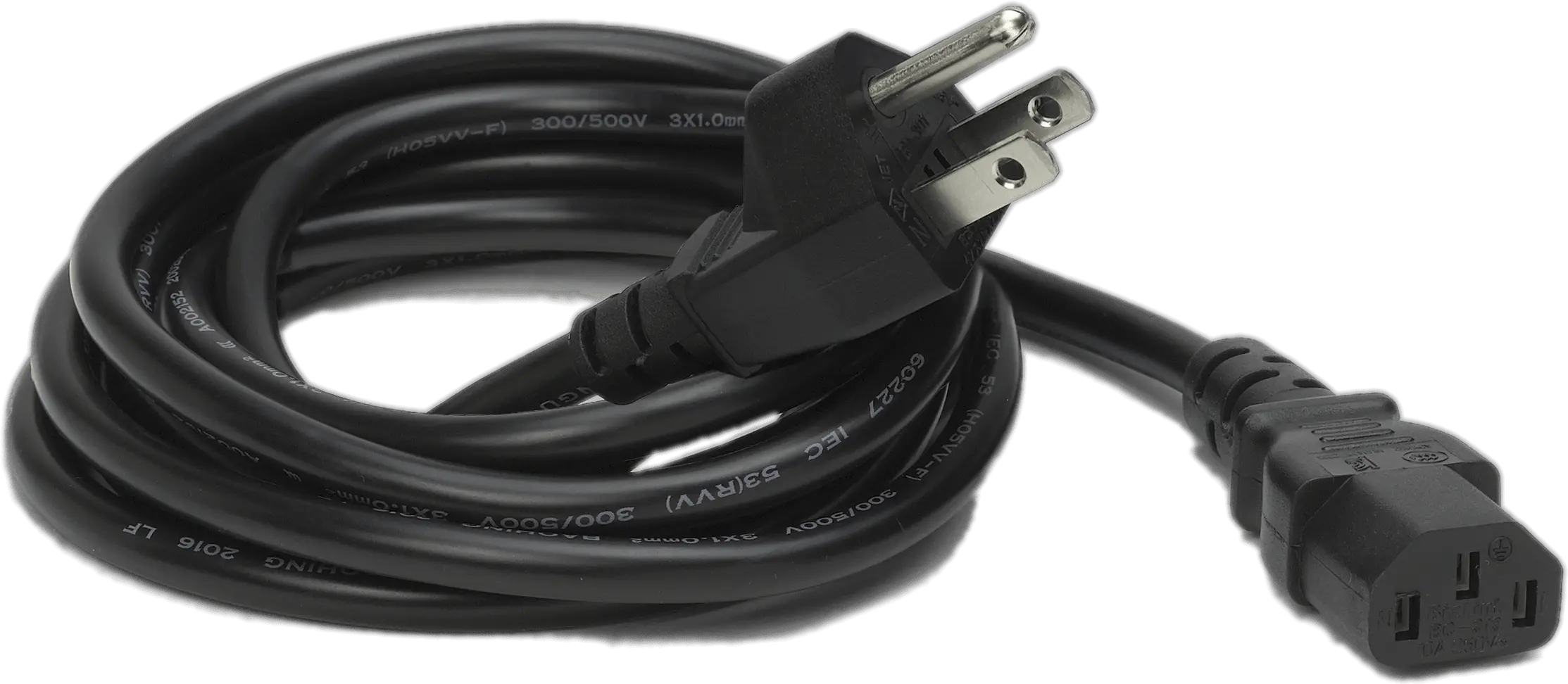 Us Black Extension Cord Transparent Png Extension Cord Png Cord Png