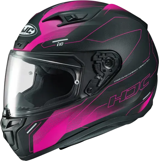 Hjc Hjc I10 Taze Helmet Png Pink And Black Icon Helmet