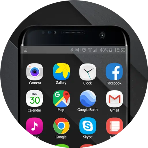 Theme For Samsung S7 Edge Plus Technology Applications Png Galaxy S7 Icon Size