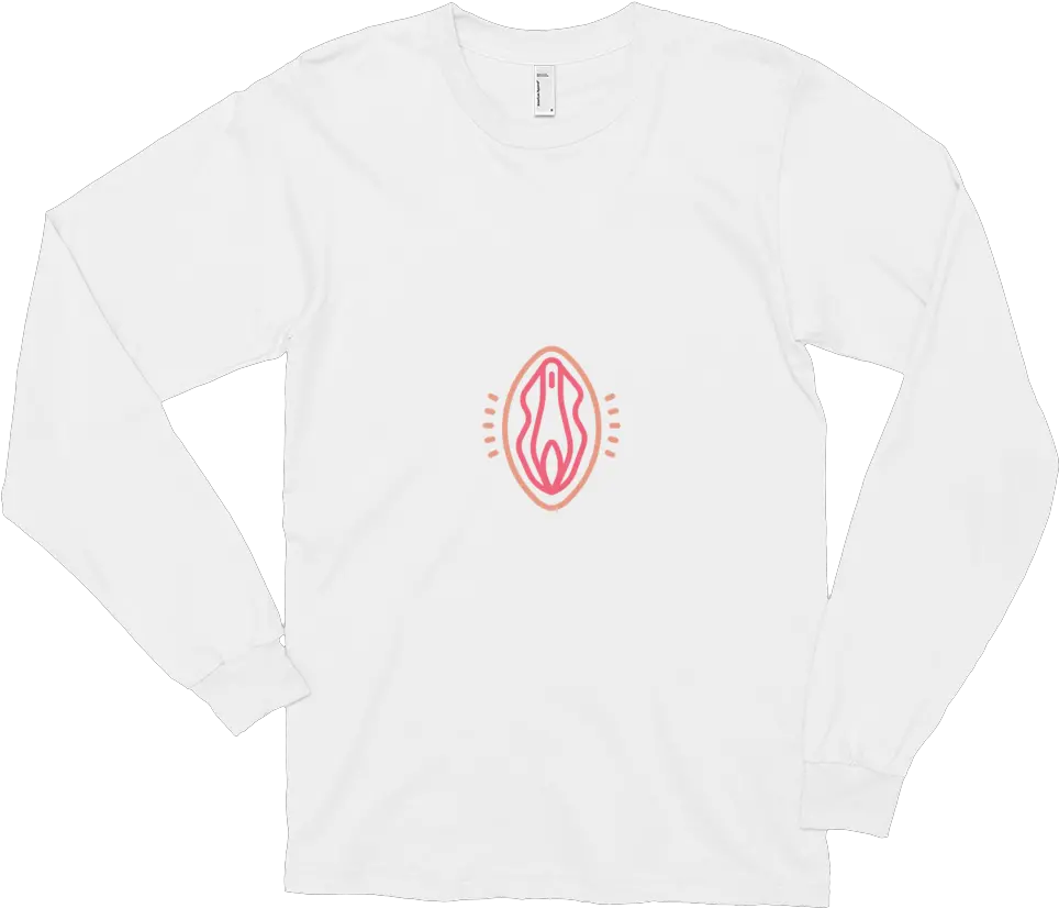 Colorful Vagina Long Sleeve T Shirt Png Vagina Png