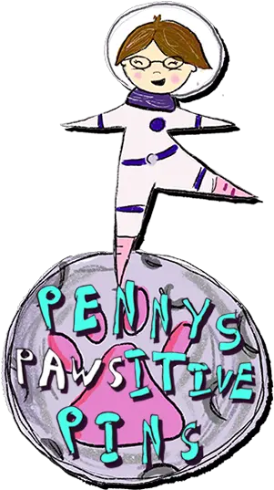 Pennys Pawsitive Pins Aka Pawsitivepins For Women Png Aka Cartoon Logo