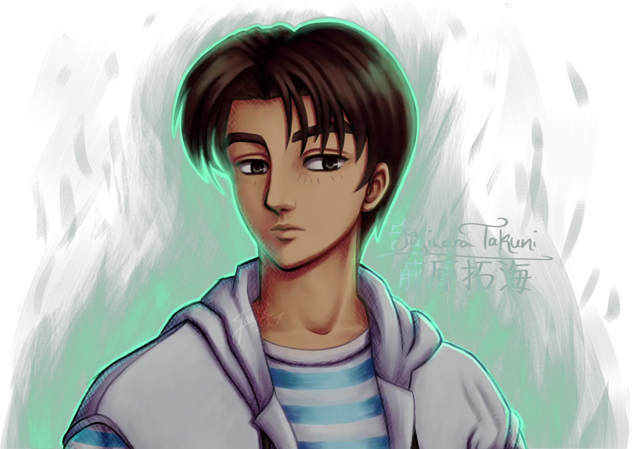 Takumi Initial D Fan Made Illustrator Initial D Takumi Png Initial D Png