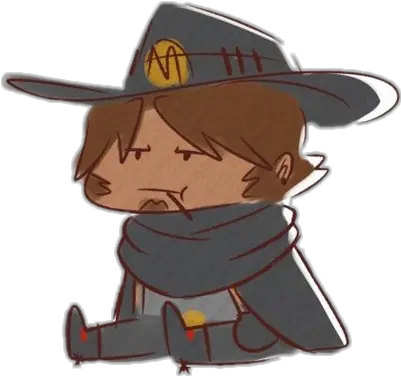 Mccree Jessemccree Overwatch Blackwatch Cartoon Png Mccree Png