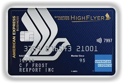 Airlines Business Credit Card American Express Singapore Amex Singapore Airlines Business Credit Card Png American Express Card Icon